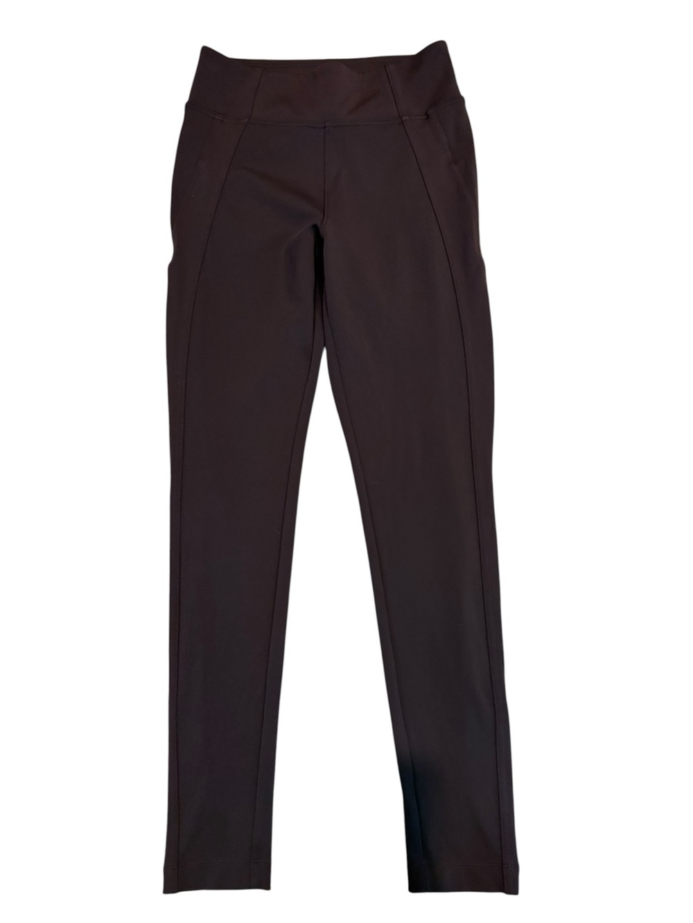 Athleta Brown Zippered Ankle Leggings.  Size S